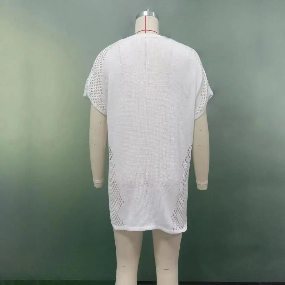 Swim Cover-up Stylish Lace-up Beach Cover Up for Women V-neck Half Sleeve Swim Sun Protection Bikini Cover Up Long for Beachwear
Swim Cover-up Stylish Lace-up Beach Cover Up for Women V-neck Half Sleeve Swim Sun Protection Bikini Cover Up Long for Beachwear