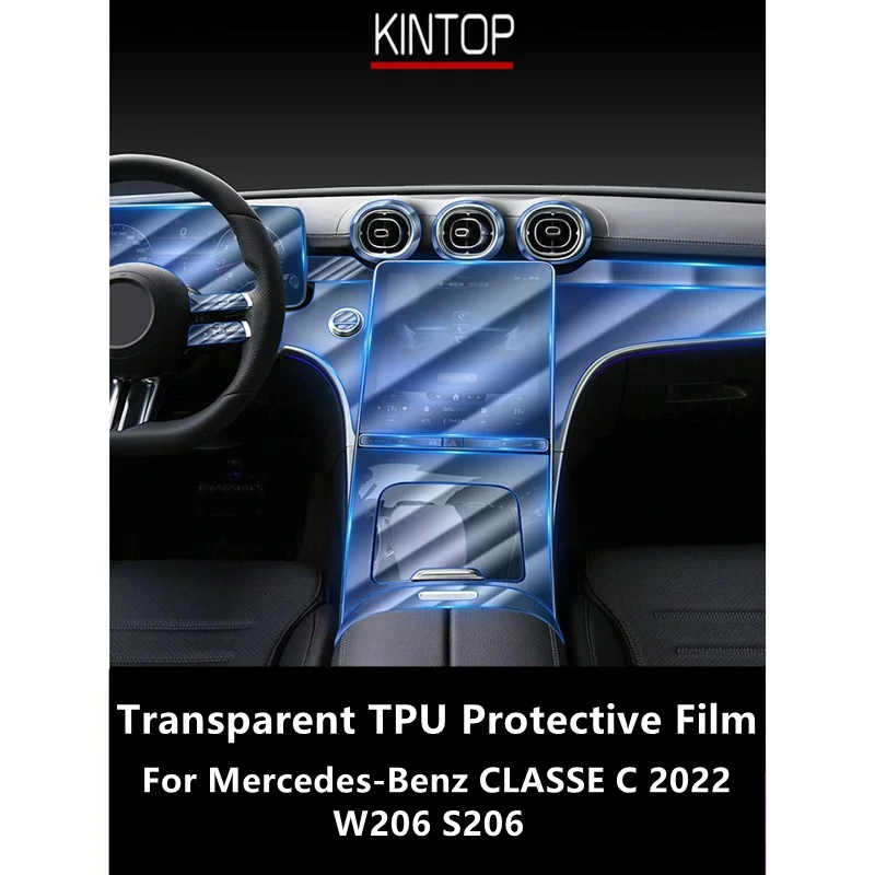 For Mercedes-Benz CLASSE C 2022 W206 S206 Car Interior Center Console Transparent TPU Protective Film Anti-scratch Repair Film
For Mercedes-Benz CLASSE C 2022 W206 S206 Car Interior Center Console Transparent TPU Protective Film Anti-scratch Repair Film