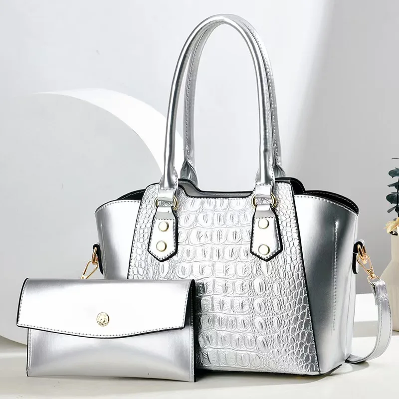 Сумки для мам, сумка из двух частей, вместительная сумка из крокодиловой кожи, Женская Высококачественная сумка для поездок, Диагональная Сумка
Сумки для мам, сумка из двух частей, вместительная сумка из крокодиловой кожи, Женская Высококачественная сумка для поездок, Диагональная Сумка
