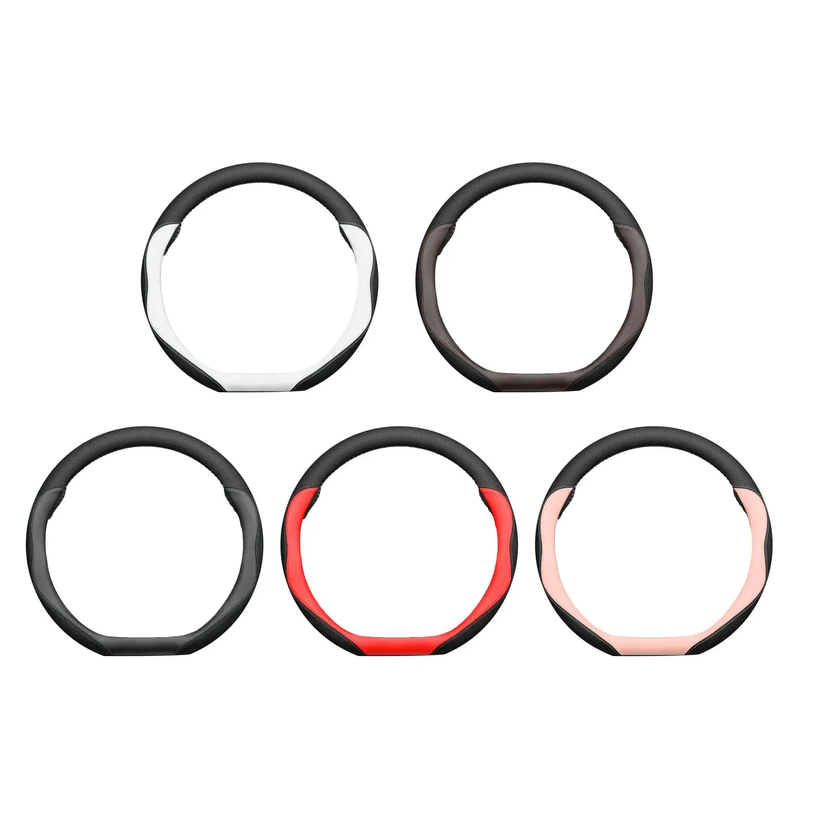 Car SteeWheel Cover 15 inch PU Leather Anti Slip Auto Accessories Breathable 
Car SteeWheel Cover 15 inch PU Leather Anti Slip Auto Accessories Breathable