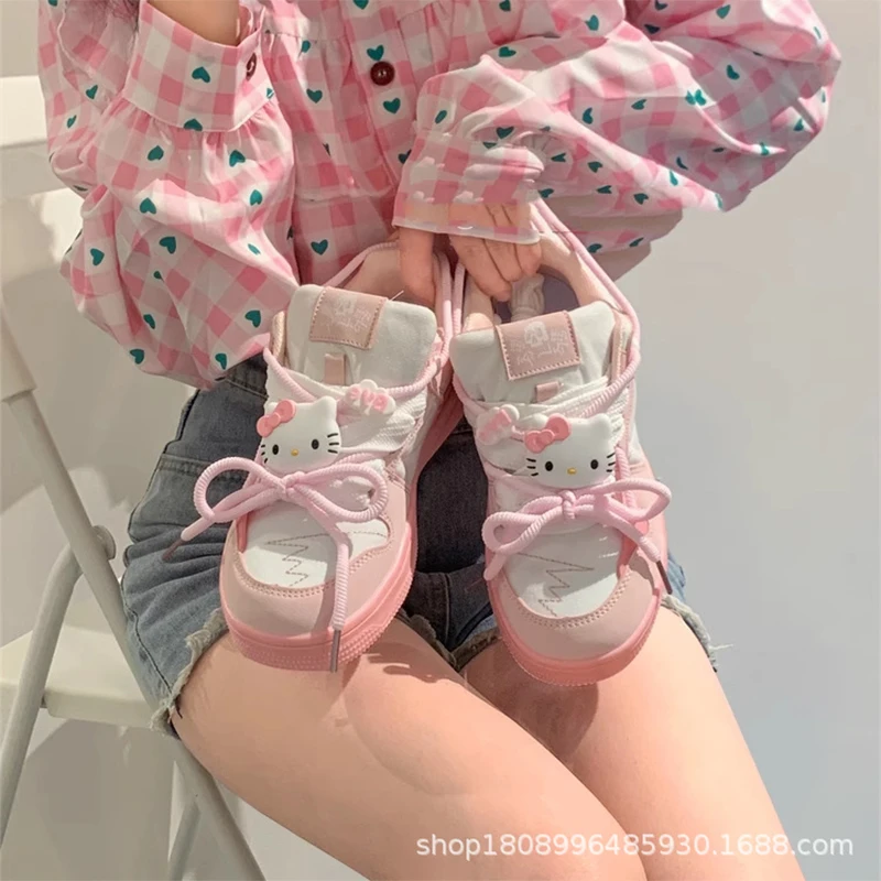 Girls Shoes Sanrio Hello Kitty Kuromi Fleece Sneakers Sport Shoe Cute Breathable Light Soft Anti-slip Wing Winter Fur Warm Shoes
Girls Shoes Sanrio Hello Kitty Kuromi Fleece Sneakers Sport Shoe Cute Breathable Light Soft Anti-slip Wing Winter Fur Warm Shoes