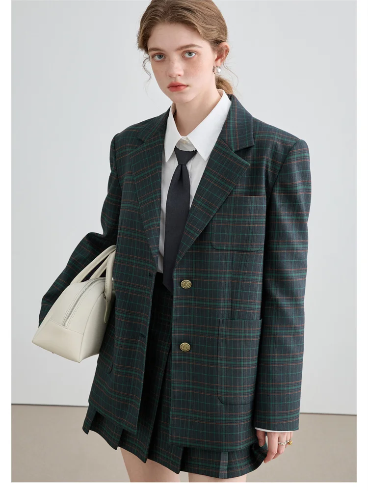 MOLAN Sweet Women Blazer Korean Style Officewear High Street Double Breasted Fashion Female Cute Outwear
MOLAN Sweet Women Blazer Korean Style Officewear High Street Double Breasted Fashion Female Cute Outwear