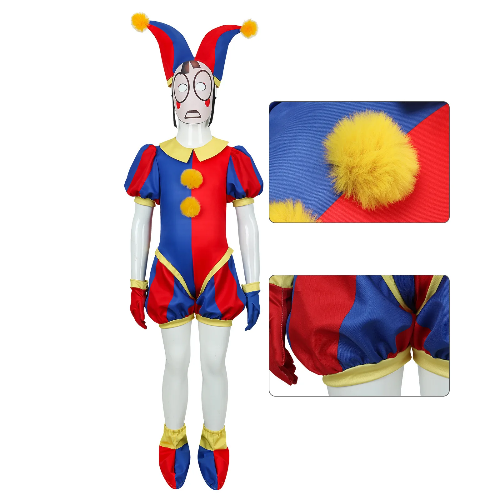 Anime CosDaddy Pomni Cosplay Costume Adult Girls Jumpsuit Hat Suits Women Halloween Christmas Carnival Costume For Adult
Anime CosDaddy Pomni Cosplay Costume Adult Girls Jumpsuit Hat Suits Women Halloween Christmas Carnival Costume For Adult