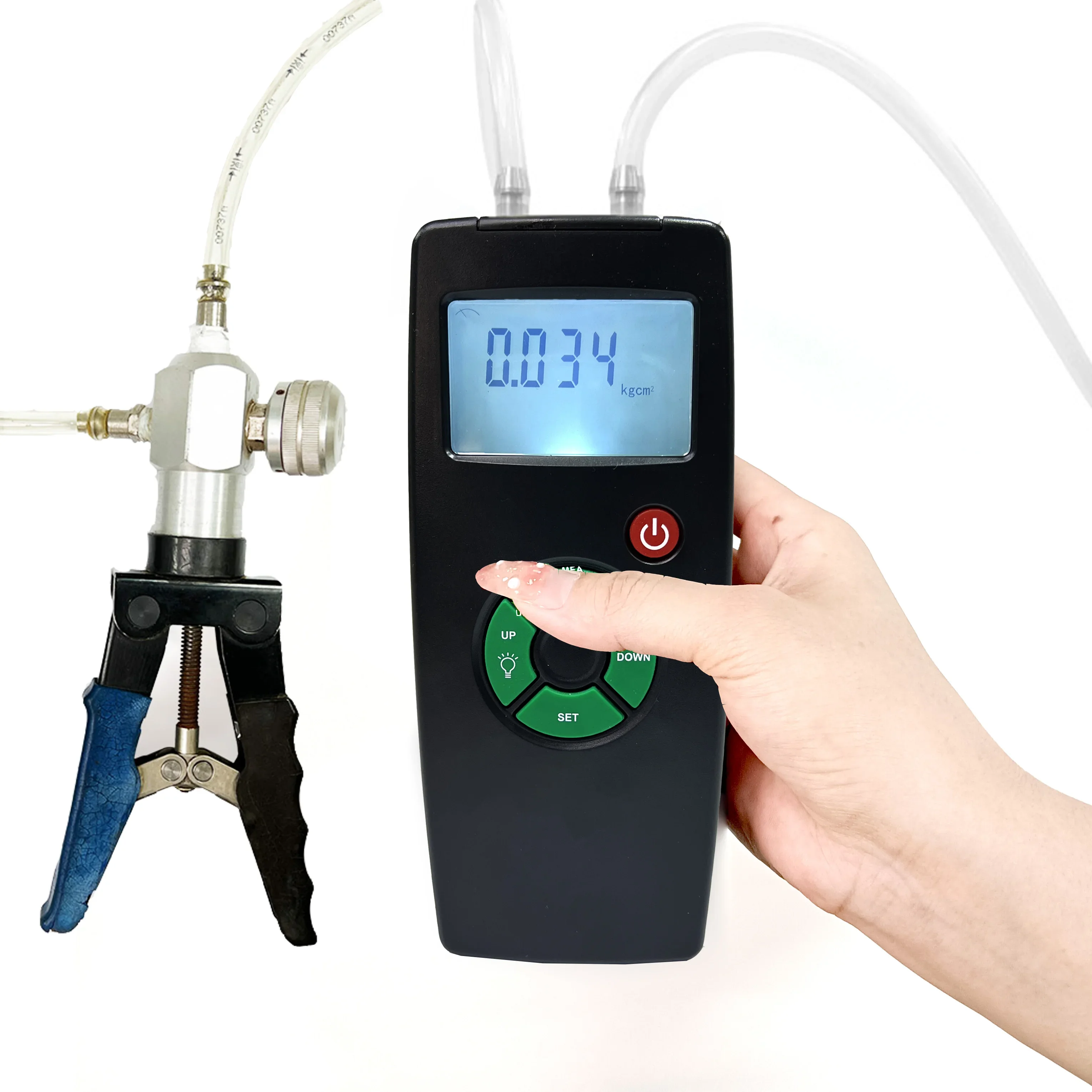 

Diaphragm Water Oxygen Hydraulic Electric Dial Differential Pressure Gauge Manometer Handhold Gas Digital Pressure Gauges