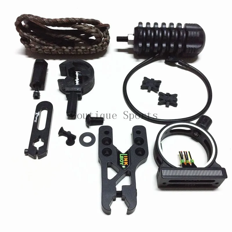 Linkboy-Achery Compound Bow Upgrade Kit with Sight Arrow Rest Stabilizer, Wrist Sling String, Silencer Wrench, Original, 6Pcs in
Linkboy-Achery Compound Bow Upgrade Kit with Sight Arrow Rest Stabilizer, Wrist Sling String, Silencer Wrench, Original, 6Pcs in