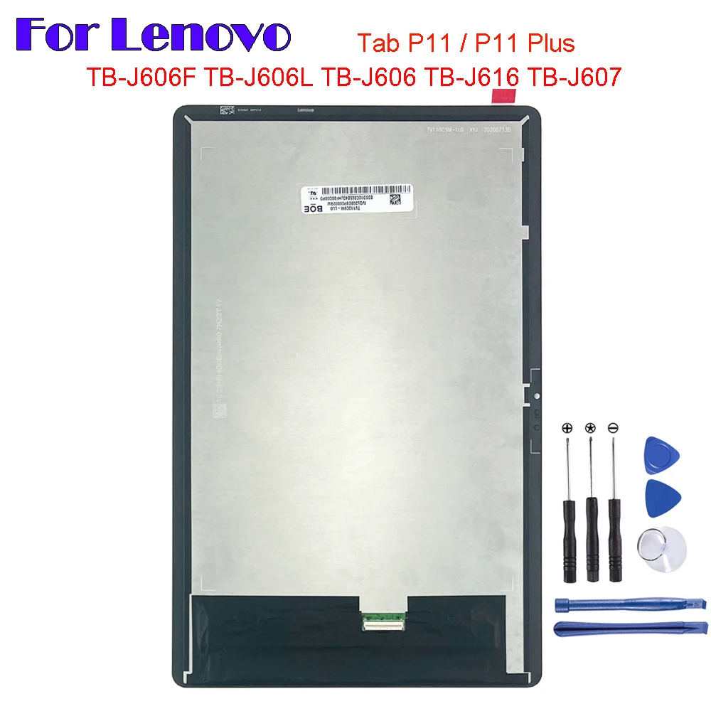 

New For Lenovo Tab P11 / P11 Plus TB-J606F TB-J606L TB-J606 TB-J616 TB-J607 LCD Display Touch Screen Digitizer Assembly