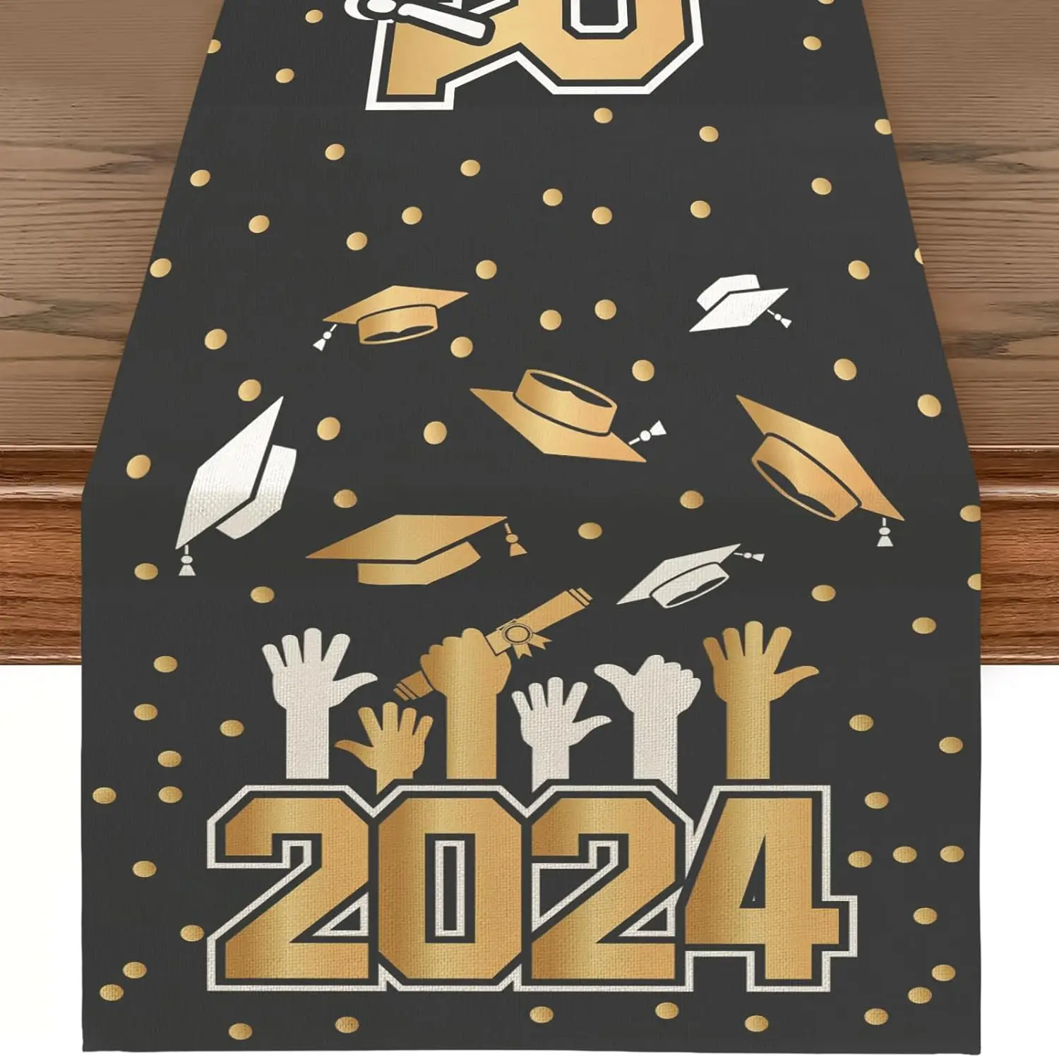 Table Runner Graduation Decorations Class of 2024 Congrats Table Runner Diploma Cap Kitchen Table Decoration for Party Decor
Table Runner Graduation Decorations Class of 2024 Congrats Table Runner Diploma Cap Kitchen Table Decoration for Party Decor