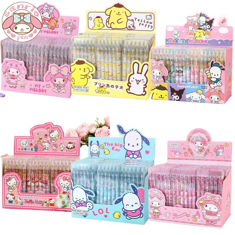 Sanrio12/24 шт. гелевая ручка Мелодия почтовый стилус Hello Kitty канцелярские принадлежности для студентов 0,5 черные металлические пресс-ручки с крючком
Sanrio12/24 шт. гелевая ручка Мелодия почтовый стилус Hello Kitty канцелярские принадлежности для студентов 0,5 черные металлические пресс-ручки с крючком