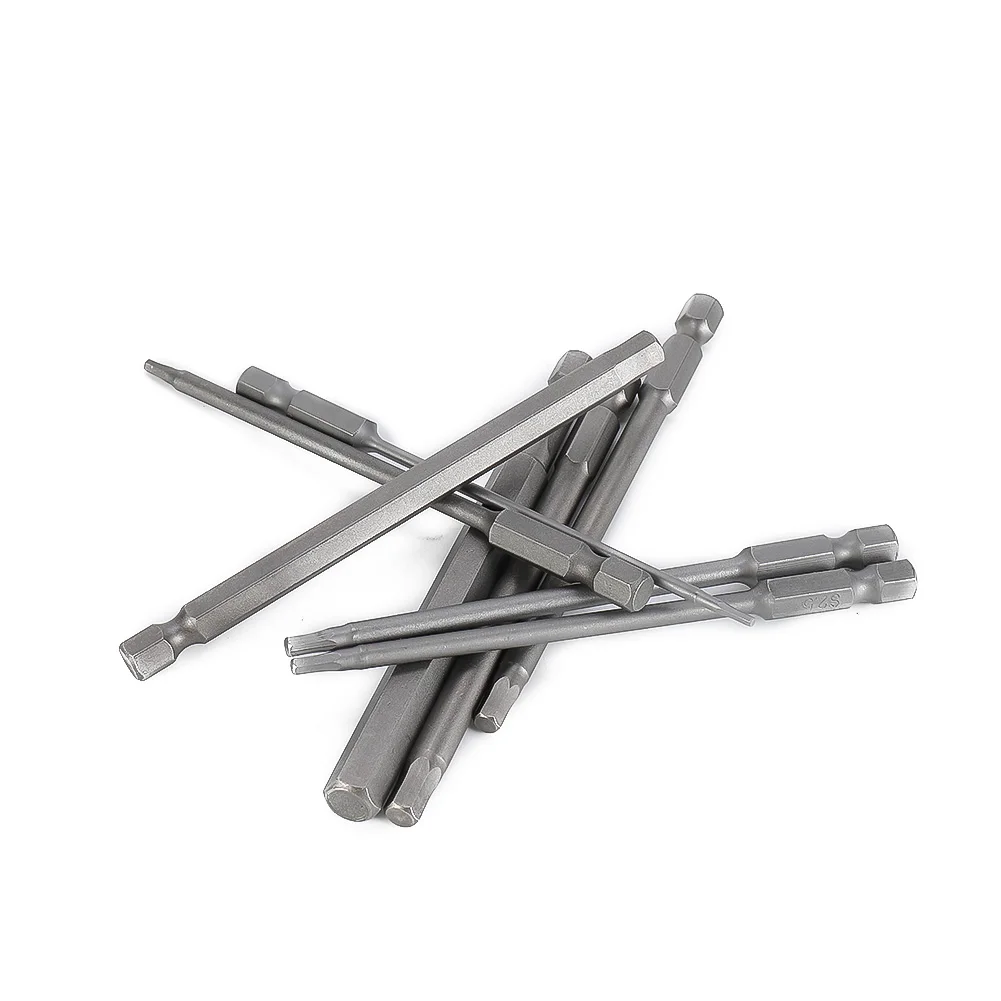 8pcs 100mm Drill Bit Set Hex Head Wrench Screwdriver Socket 1/4in Shank Metric Alloy Steel Hex Screwdriver Socket Bit Tool
8pcs 100mm Drill Bit Set Hex Head Wrench Screwdriver Socket 1/4in Shank Metric Alloy Steel Hex Screwdriver Socket Bit Tool