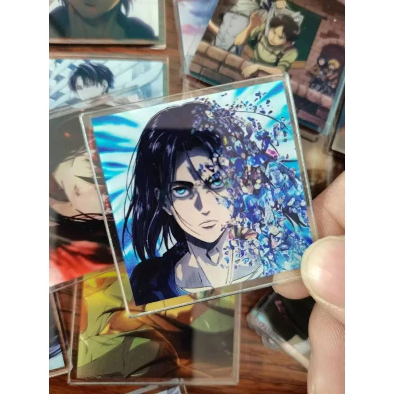 5cm Attack on Titan Acrylic Sheet Peripheral Handmade DIY Accessories Double-sided Mask Transparent Keychain Pendant
5cm Attack on Titan Acrylic Sheet Peripheral Handmade DIY Accessories Double-sided Mask Transparent Keychain Pendant
