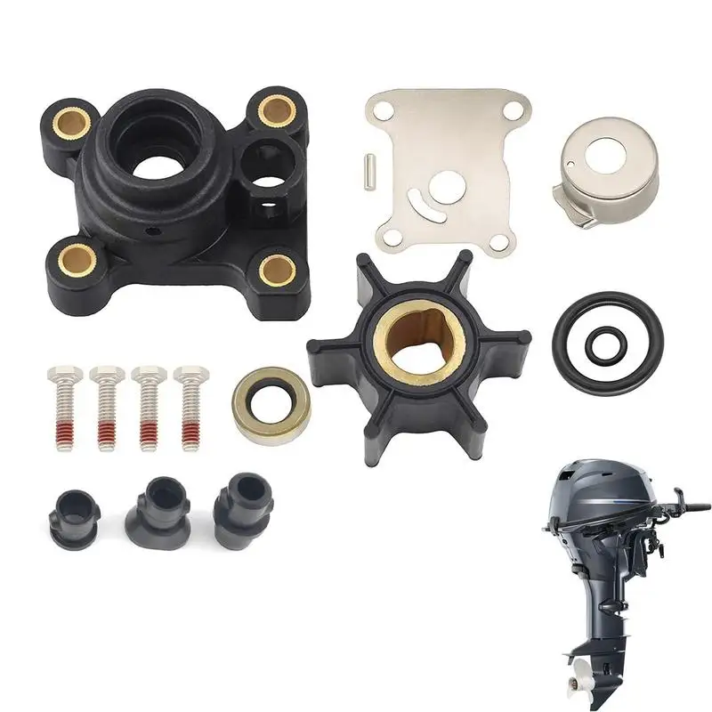 Water Pump Impeller For Johnson/Evinrude 9.9hp 15hp Outboard Motor Engine 394711 Complete Replacement Water Pump Impeller Kit
Water Pump Impeller For Johnson/Evinrude 9.9hp 15hp Outboard Motor Engine 394711 Complete Replacement Water Pump Impeller Kit