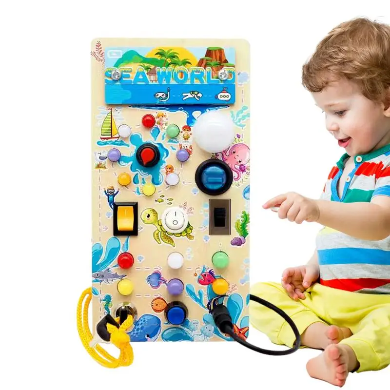 

Деревянная сенсорная игрушка Монтессори, мультяшная доска для занятий сенсорным восприятием, игрушка для детей дошкольного возраста, для самолетов