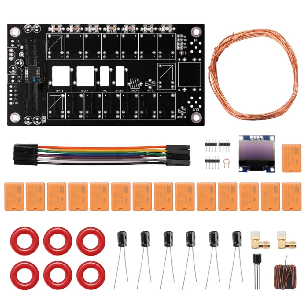 Mini ATU-100 Antenna Tuner 1.8-50MHz Automatic Antenna Tuner +OLED Firmware Programmed Amplifier Receiver DIY Kit
Mini ATU-100 Antenna Tuner 1.8-50MHz Automatic Antenna Tuner +OLED Firmware Programmed Amplifier Receiver DIY Kit