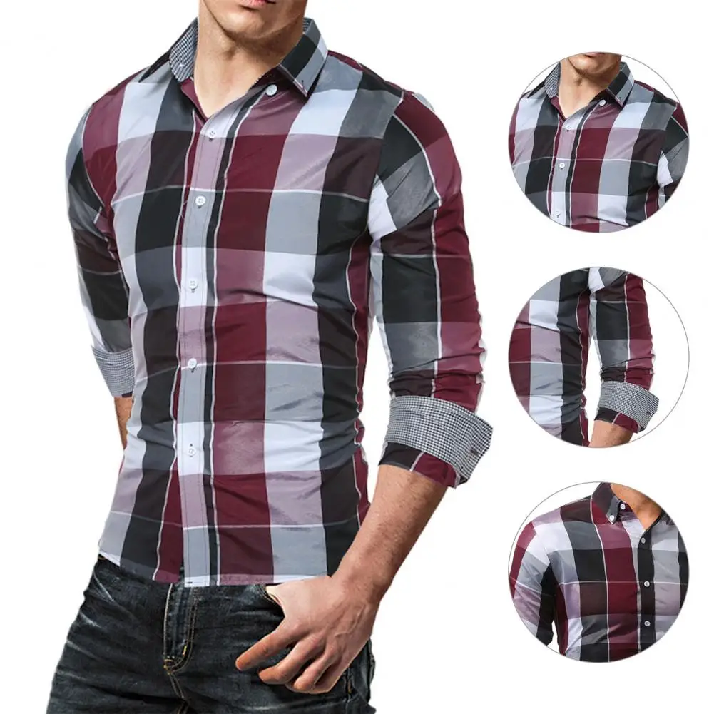 Handsome T-shirt Button Leisure Men Shirt Slim Fit Patchwork Men T-shirt for Home
Handsome T-shirt Button Leisure Men Shirt Slim Fit Patchwork Men T-shirt for Home