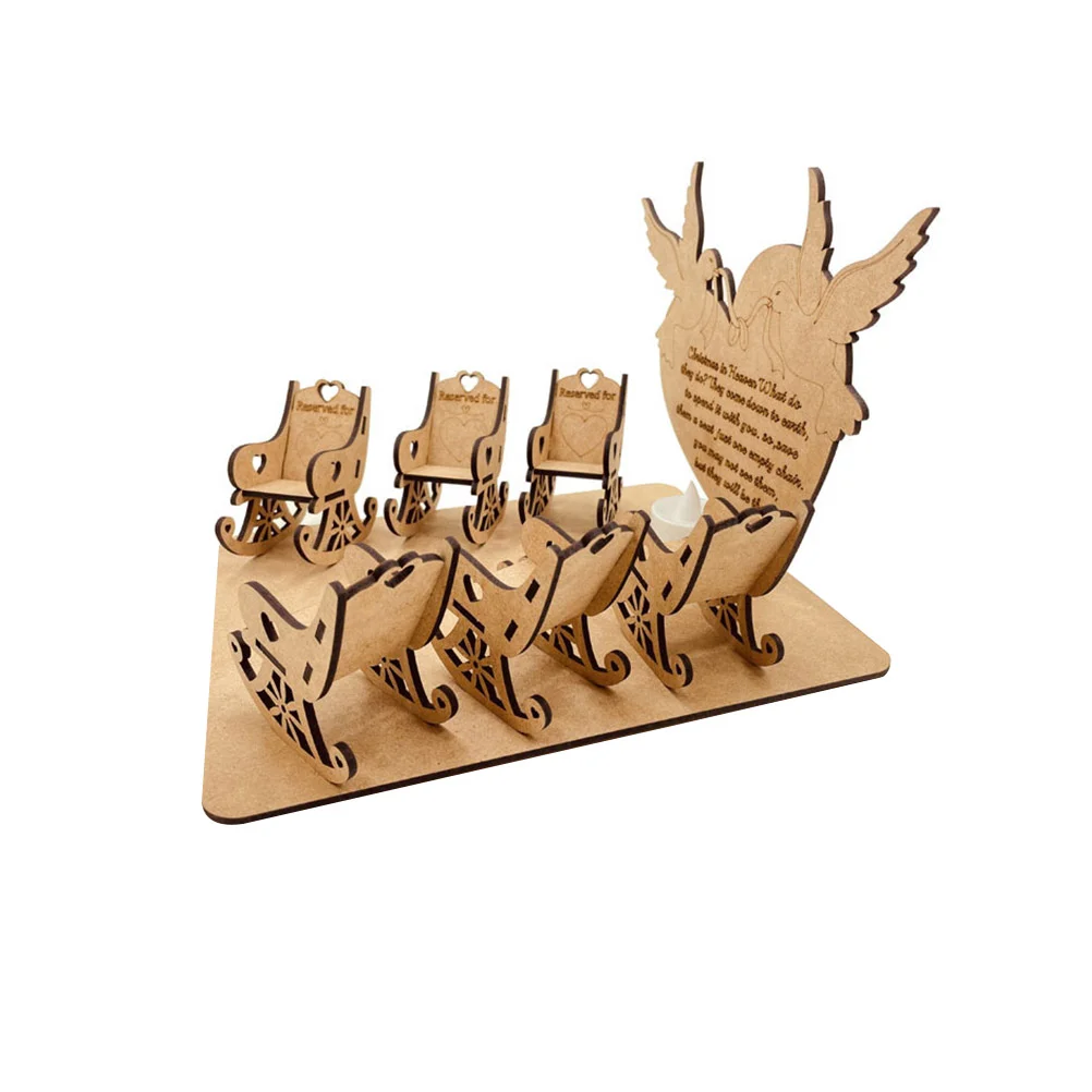 Rocking Chair Ornaments Memorial Gifts Festival Xmas DIY Adorn Dining Table Decor Wood Craft Desktop Wooden Father
Rocking Chair Ornaments Memorial Gifts Festival Xmas DIY Adorn Dining Table Decor Wood Craft Desktop Wooden Father