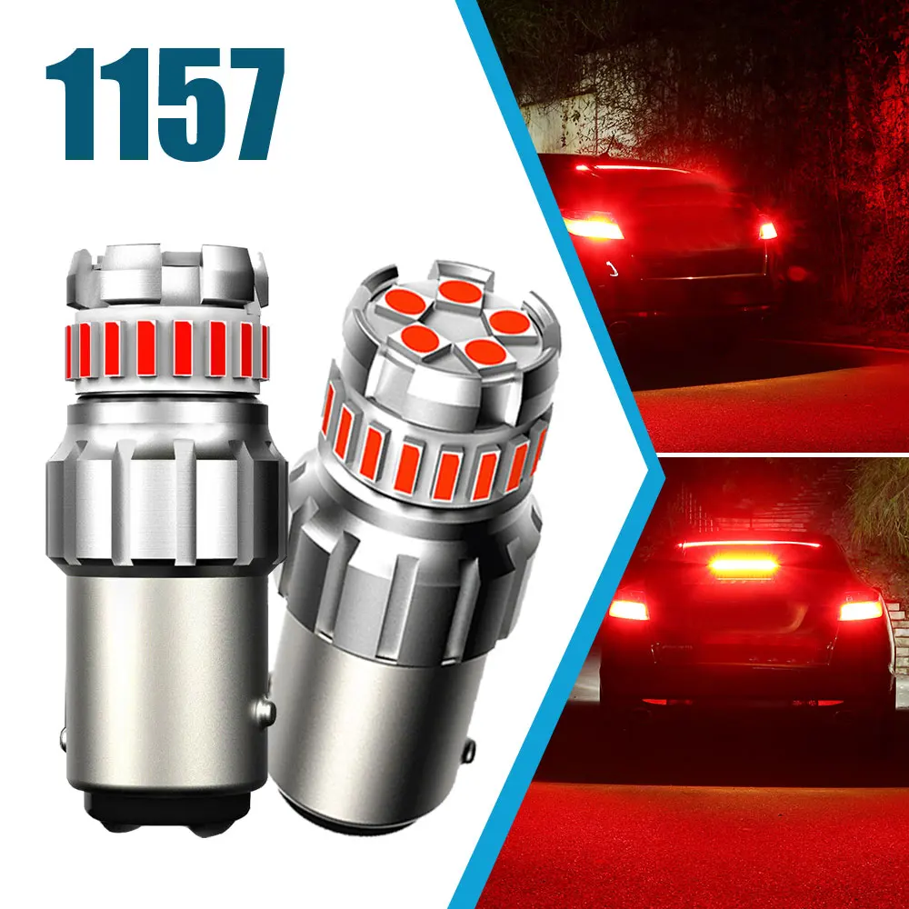 2x Red Universal 1157 Brake Turn Signal Brake Tail Led Lights for Car Low Power Consumption Long Lasting Direct Replace Bulbs
2x Red Universal 1157 Brake Turn Signal Brake Tail Led Lights for Car Low Power Consumption Long Lasting Direct Replace Bulbs
