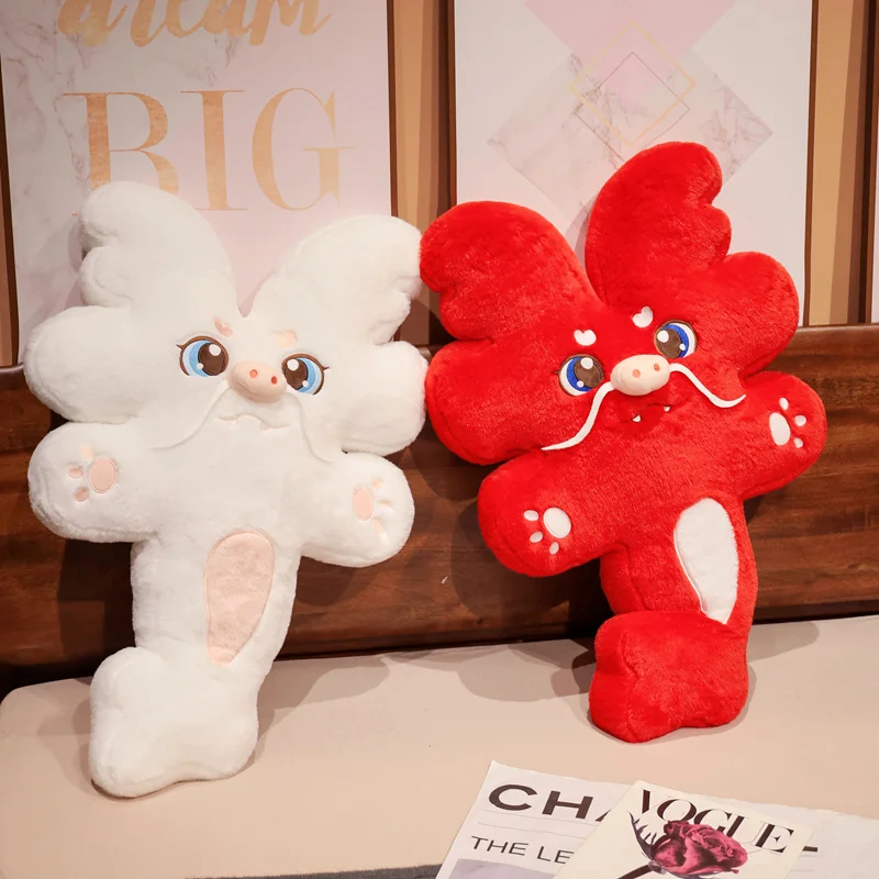 

Cartoon Rich Money Dragon Long Throw Pillow Stuffed Cute Chinese Style Dino Bedhead Cushion for Girls Birthday Gifts Home Decor