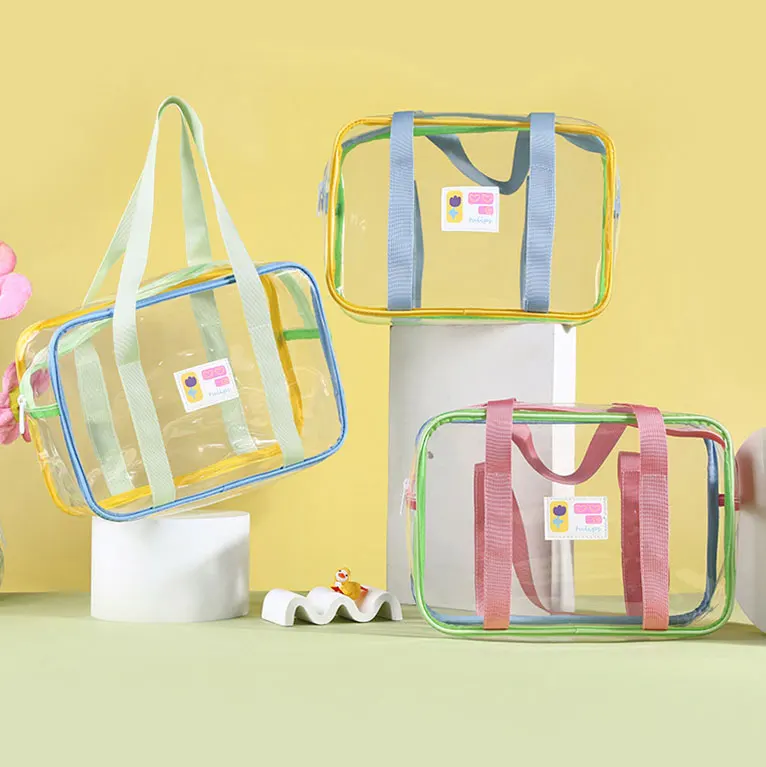 Colored Transparent Cosmetic Bag Packing Cubes for Travel Waterproof Beach Bag Zip Handbag Plastic Pouch Home Storage Bags
Colored Transparent Cosmetic Bag Packing Cubes for Travel Waterproof Beach Bag Zip Handbag Plastic Pouch Home Storage Bags