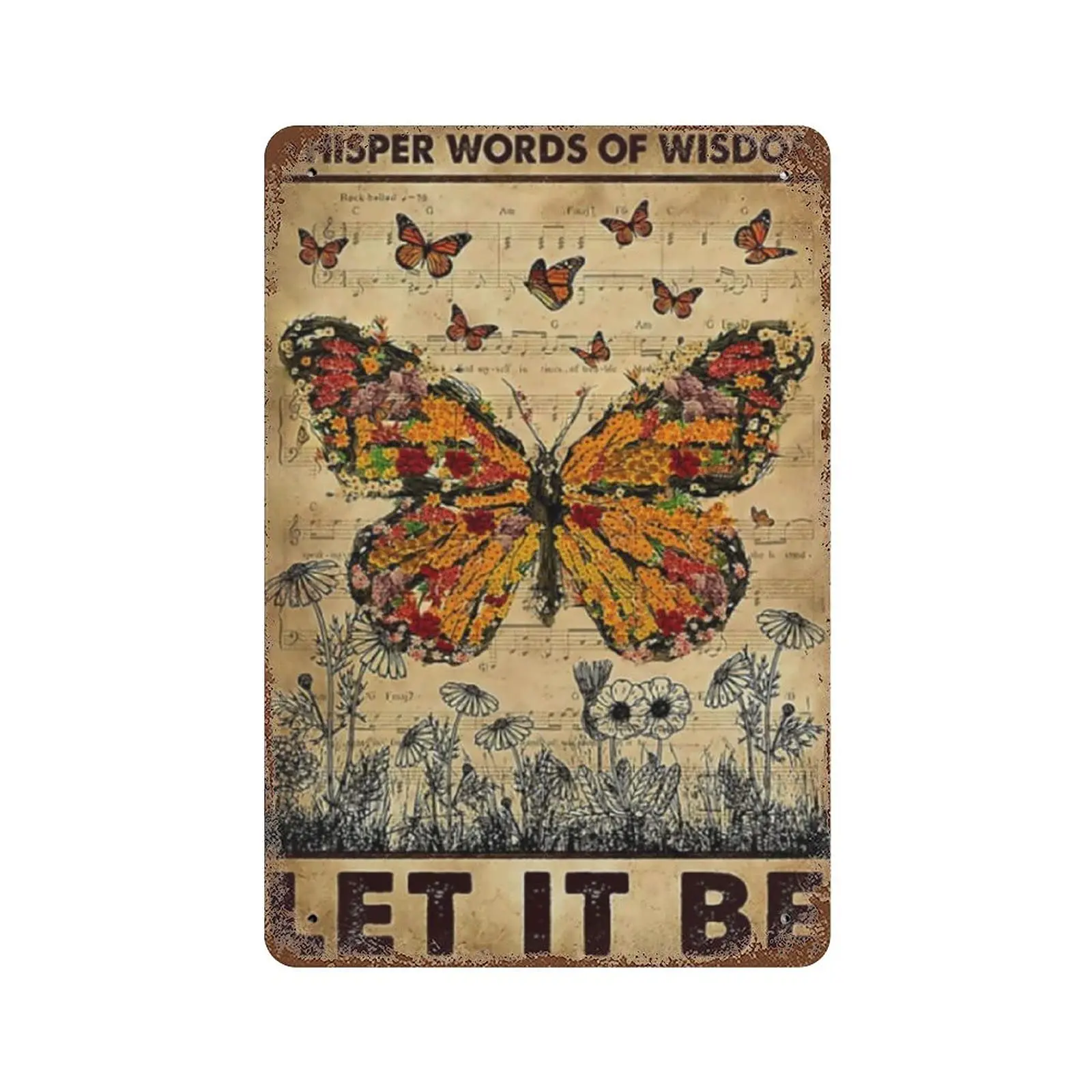 Dreacoss Metal tin Sign,Retro Style, Novelty Poster,Iron Painting,Whisper Words of Wisdom Let It Be The Tin Sign, Lyrics Tin Sig
Dreacoss Metal tin Sign,Retro Style, Novelty Poster,Iron Painting,Whisper Words of Wisdom Let It Be The Tin Sign, Lyrics Tin Sig