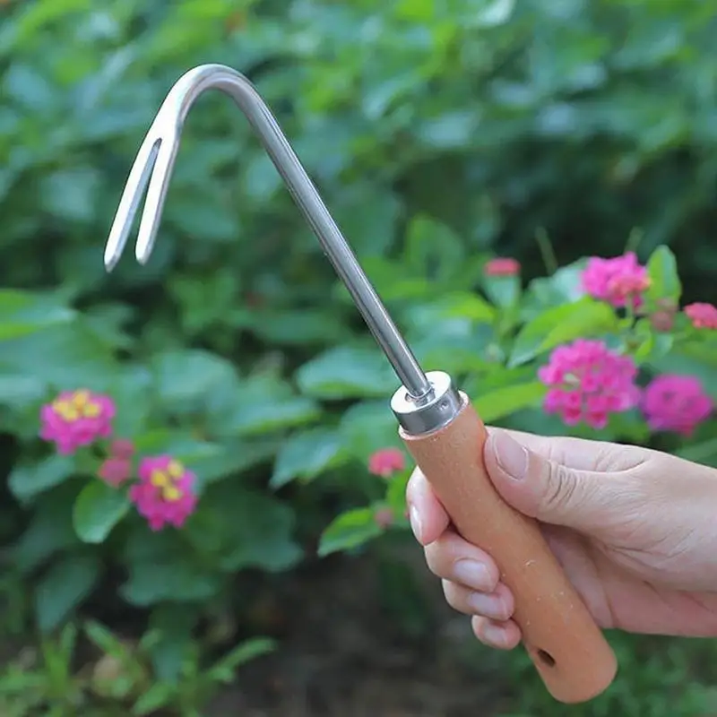 Multifunction Weeder Transplant Removal With V-Shape Hook Cutter Puller Tools Stainless Steel Wood Handle Garden Weeder
Multifunction Weeder Transplant Removal With V-Shape Hook Cutter Puller Tools Stainless Steel Wood Handle Garden Weeder