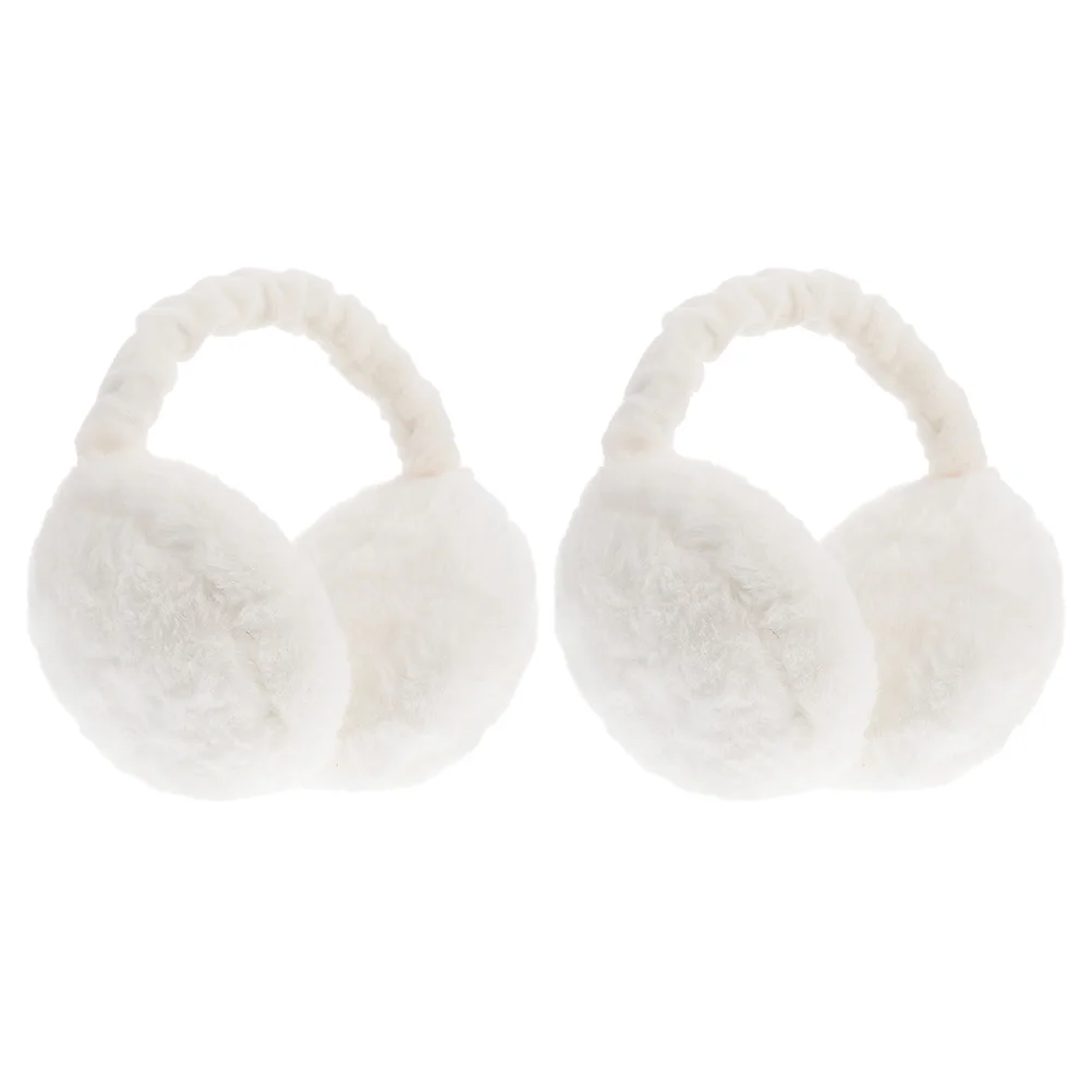 

2pcs Fuzzy Earmuff Cold Weather Earmuff Fuzzy Earmuff Winter Ear Muff Ear Cover