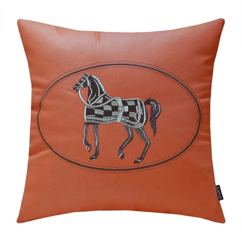 Superfine Nordic Leather 1horse Cushion Green Ginger White Pillowcases Embroidery Office Living House Decoration Cafe Sofa Car
Superfine Nordic Leather 1horse Cushion Green Ginger White Pillowcases Embroidery Office Living House Decoration Cafe Sofa Car