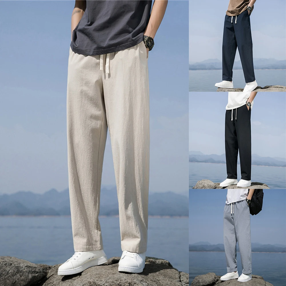 Men Drawstring Pants Breathable Trousers Loose Streetwear Casual Sweatpants Soft Daily Pant Outdoor Sport Simple Pocket Trousers
Men Drawstring Pants Breathable Trousers Loose Streetwear Casual Sweatpants Soft Daily Pant Outdoor Sport Simple Pocket Trousers