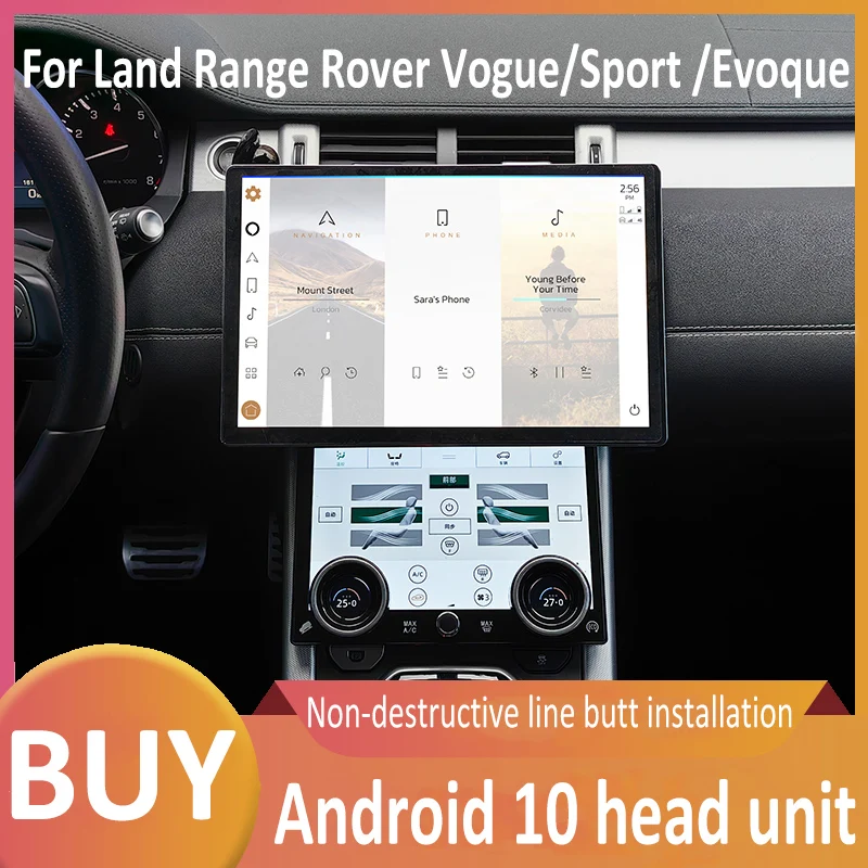 Автомобильный радиоприемник с сенсорным экраном 13,3 дюйма для Land Range Rover Vogue / Sport / Evoque 2013-2018 Android11, беспроводной Carplay
Автомобильный радиоприемник с сенсорным экраном 13,3 дюйма для Land Range Rover Vogue / Sport / Evoque 2013-2018 Android11, беспроводной Carplay