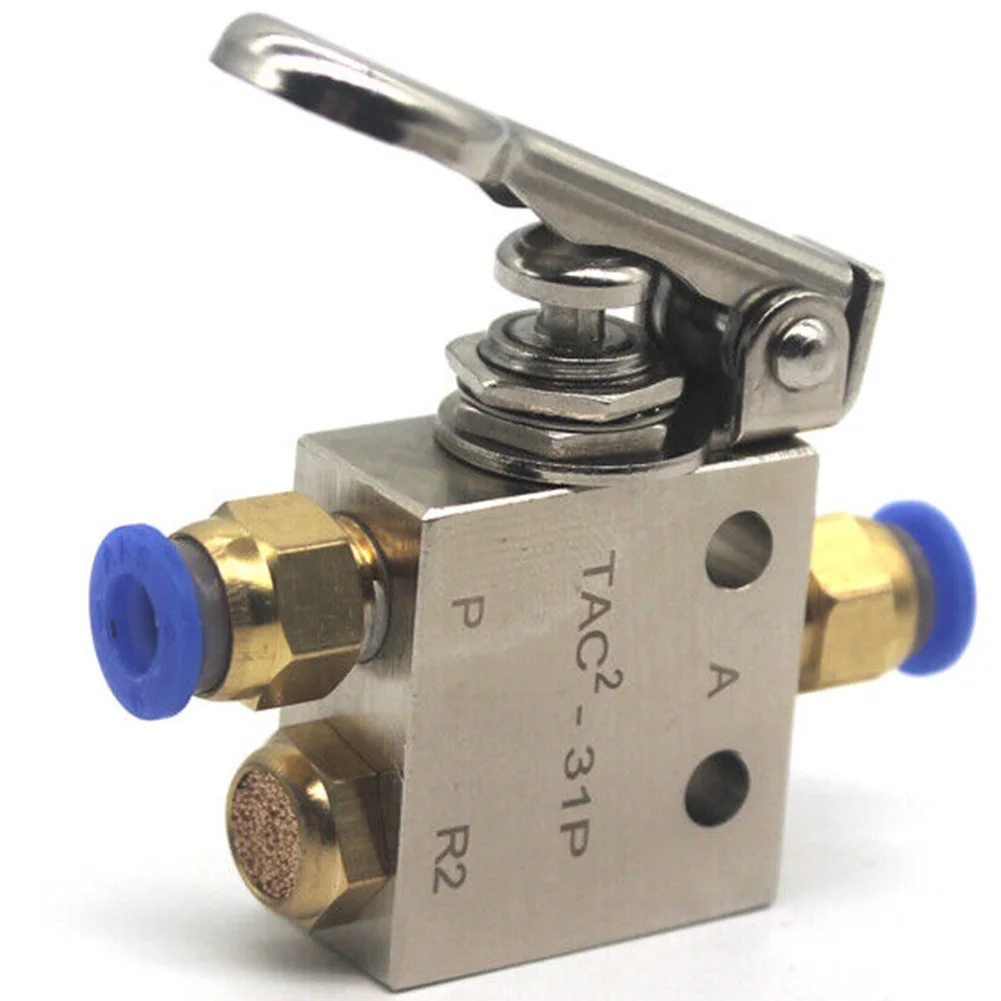 TAC2-31P Pneumatic Switching Valve 2 Position 3 Way Mechanical Valve With 6mm Connector C1/8’’ 0~0.9MPa Air Tool Parts
TAC2-31P Pneumatic Switching Valve 2 Position 3 Way Mechanical Valve With 6mm Connector C1/8’’ 0~0.9MPa Air Tool Parts