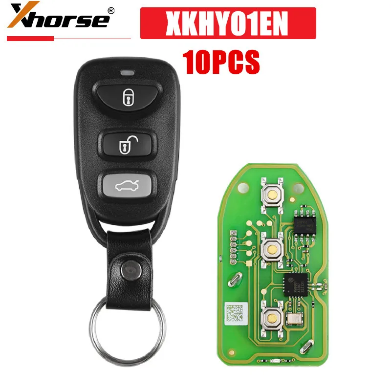 10PCS/LOT Xhorse XKHY01EN Wire Universal Remote Key for Hyundai 3 1 Buttons English Version working with Xhorse VV Key tool
10PCS/LOT Xhorse XKHY01EN Wire Universal Remote Key for Hyundai 3 1 Buttons English Version working with Xhorse VV Key tool