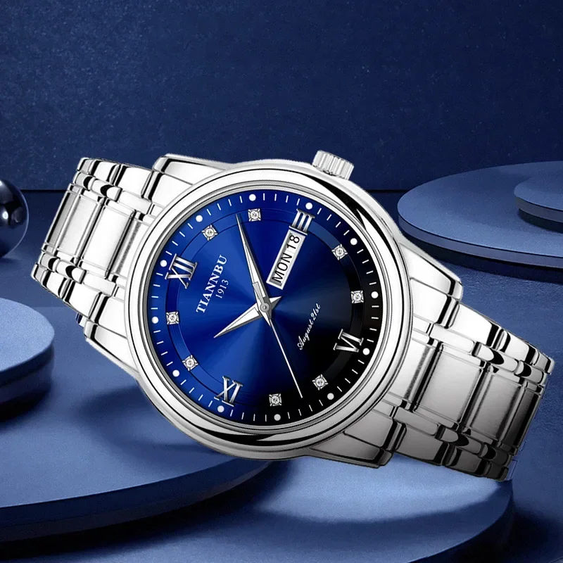 JUNYU Luxury Business Men Watch Automatic Date Calendar Sports Men's Wristwatch Waterproof Casual Quartz Mens Watches
JUNYU Luxury Business Men Watch Automatic Date Calendar Sports Men's Wristwatch Waterproof Casual Quartz Mens Watches