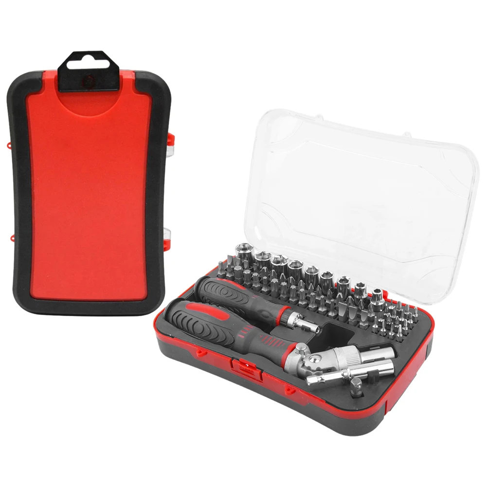 61pcs Ratchet Screwdriver Bit Chrome Vanadium Steel Screw Driver Torx Hex 1/4inch Socket Wrench Repair SLOTTED Corss HEX
61pcs Ratchet Screwdriver Bit Chrome Vanadium Steel Screw Driver Torx Hex 1/4inch Socket Wrench Repair SLOTTED Corss HEX
