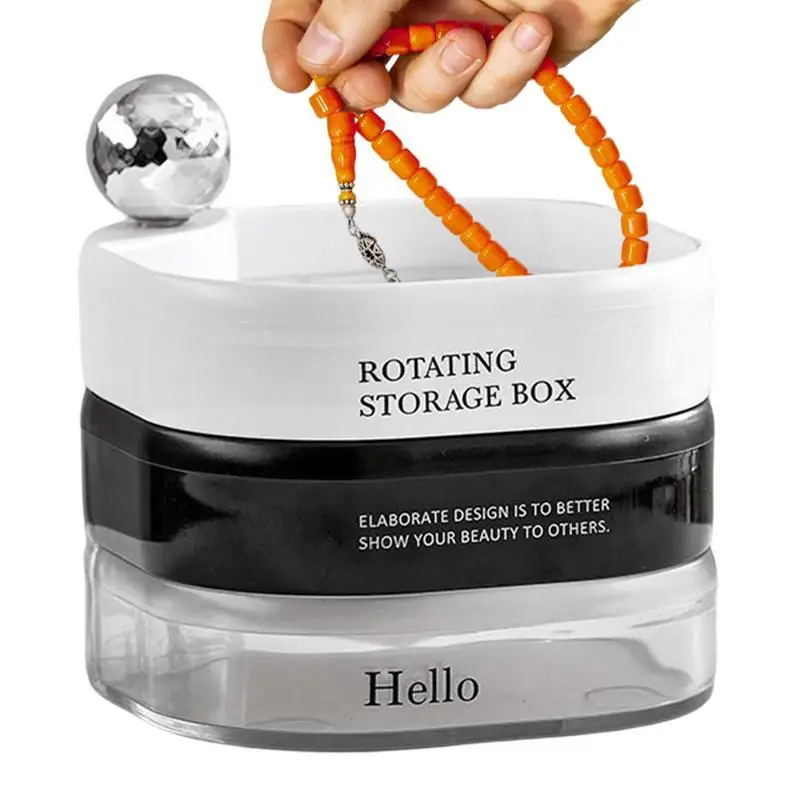 Вращающийся органайзер для ювелирных изделий, 3-уровневый органайзер для ювелирных изделий, вращающийся на 360 градусов держатель для сережек, маленькая портативная шкатулка для ювелирных изделий для сережек
Вращающийся органайзер для ювелирных изделий, 3-уровневый органайзер для ювелирных изделий, вращающийся на 360 градусов держатель для сережек, маленькая портативная шкатулка для ювелирных изделий для сережек