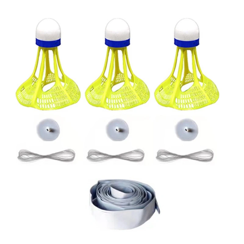 3set Badminton Trainer Windproof Badminton Training Tool Self Study Glowing Shuttlecock Rebounds Easy to Install
3set Badminton Trainer Windproof Badminton Training Tool Self Study Glowing Shuttlecock Rebounds Easy to Install