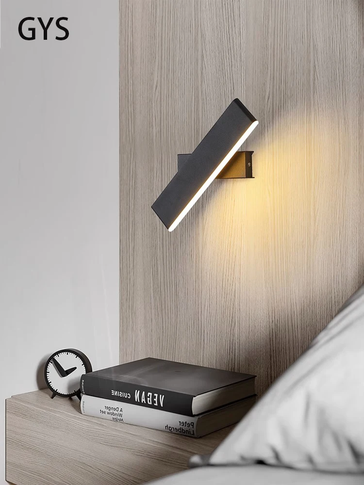 Rotatable Bedroom Bedside Led Wall Lamp Nordic Creative Light Long Tube Decoration Living Room Background Aluminum Lighting
Rotatable Bedroom Bedside Led Wall Lamp Nordic Creative Light Long Tube Decoration Living Room Background Aluminum Lighting