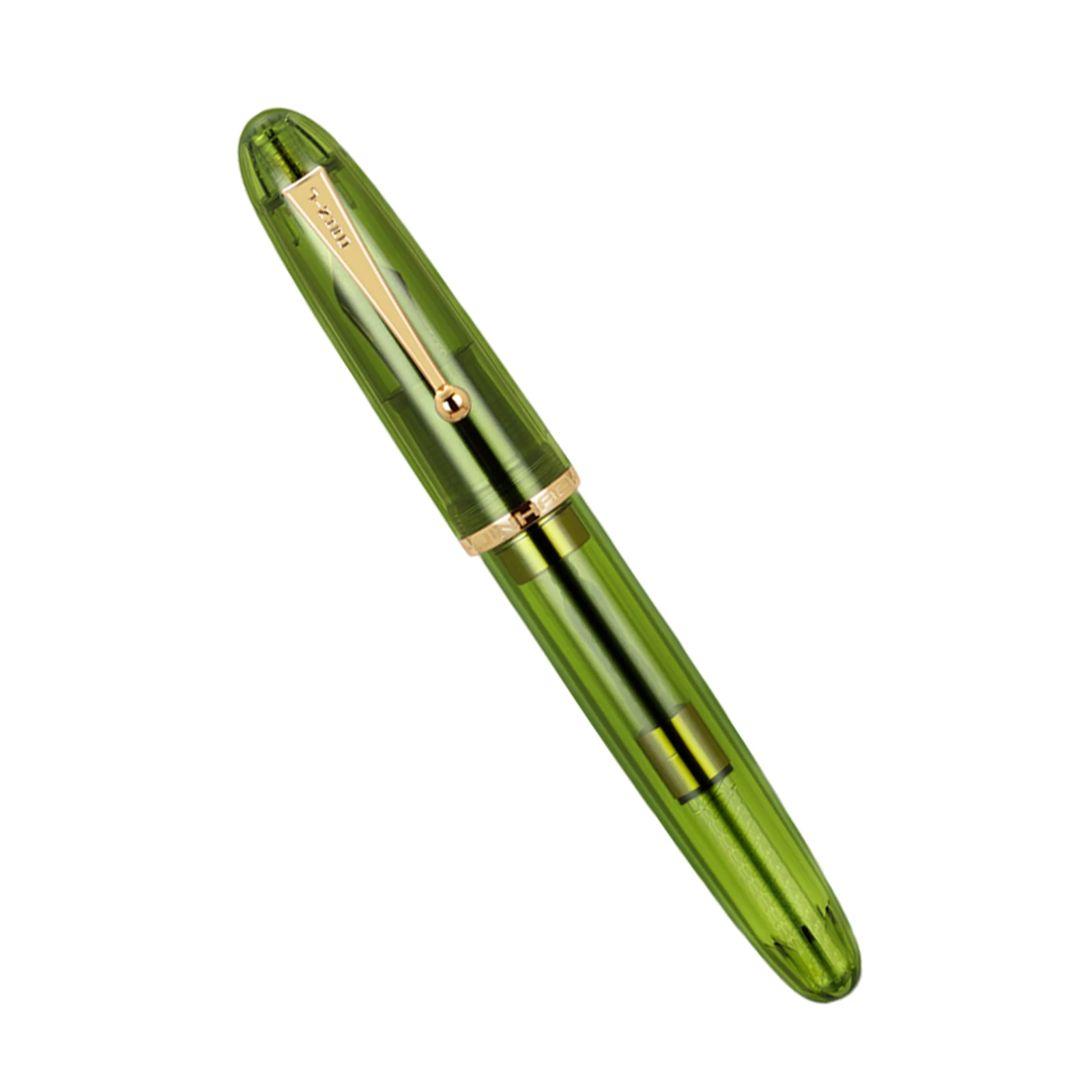 

Jinhao 9019 Fountain Pen Limited Heartbeat F Nib Olive Green Transparent Barrel writing ink pen Calligraphy Signature stationery