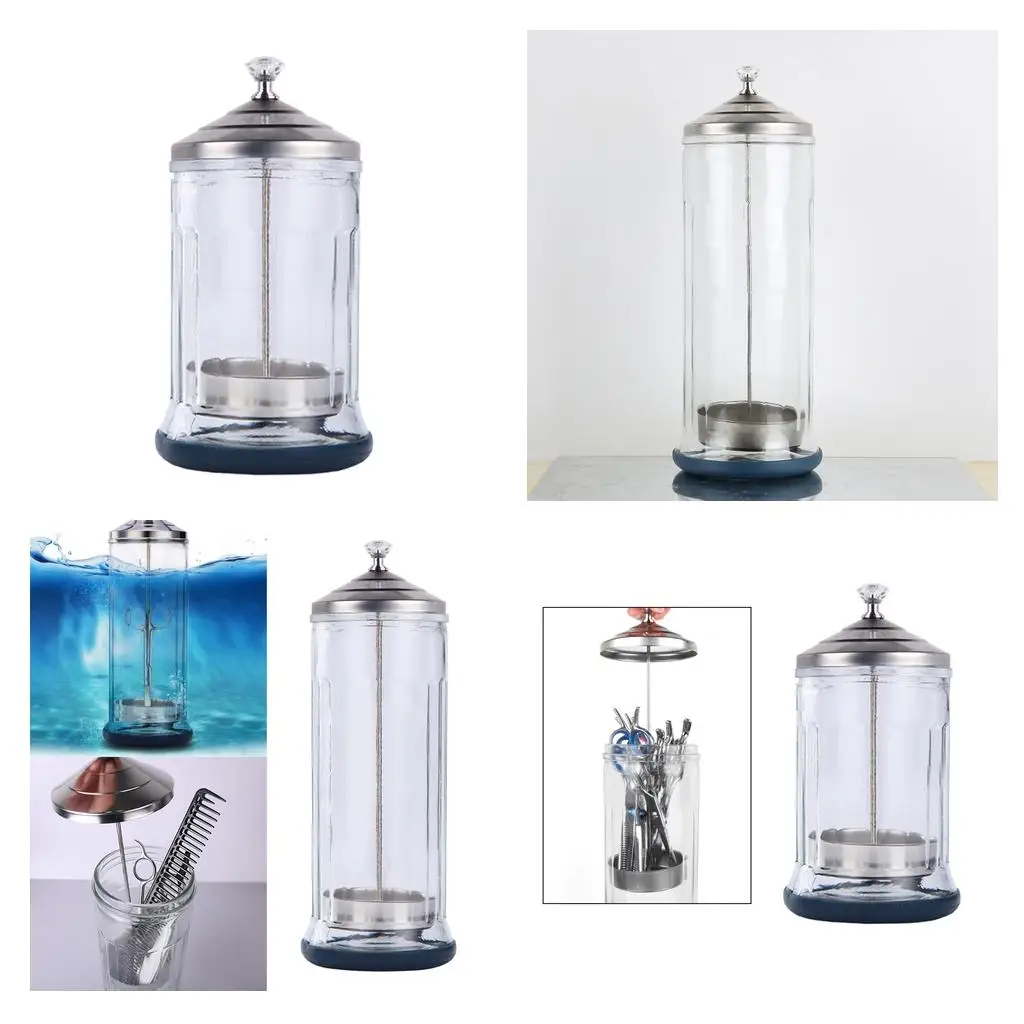 Set of 4 Transparent Empty Sanitizing Glass Jar Container For Barber Combs Cutter Tools
Set of 4 Transparent Empty Sanitizing Glass Jar Container For Barber Combs Cutter Tools