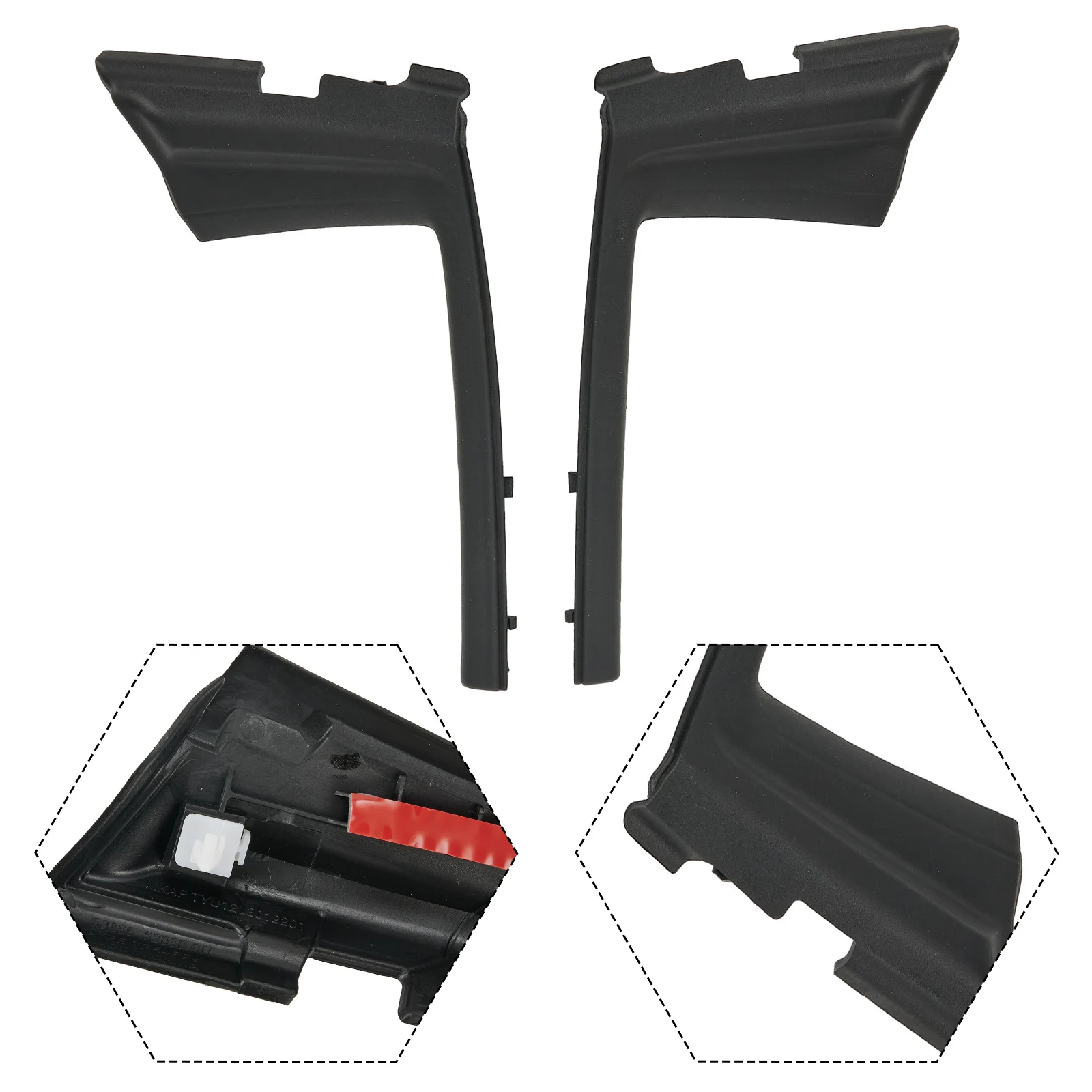 1Pair Black Plastic Front Windshield Wiper Cowl Cover For Toyota For Yaris 2012 - 2014 53867-52090 53866-52090 Windscreen Wipers
1Pair Black Plastic Front Windshield Wiper Cowl Cover For Toyota For Yaris 2012 - 2014 53867-52090 53866-52090 Windscreen Wipers