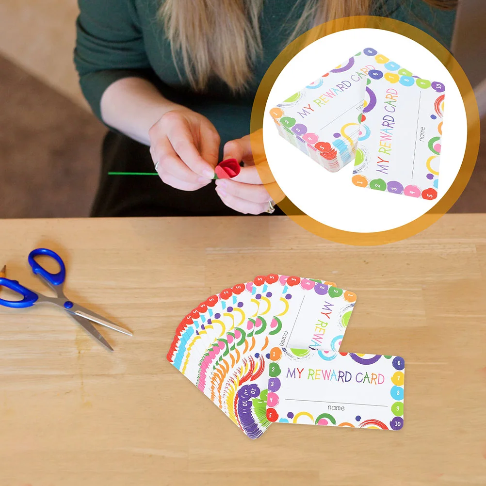 150 Sheets Encouragement Card Paper Punch Cards Reward Membership Prizes Students Classroom Kindergarten Supplies
150 Sheets Encouragement Card Paper Punch Cards Reward Membership Prizes Students Classroom Kindergarten Supplies
