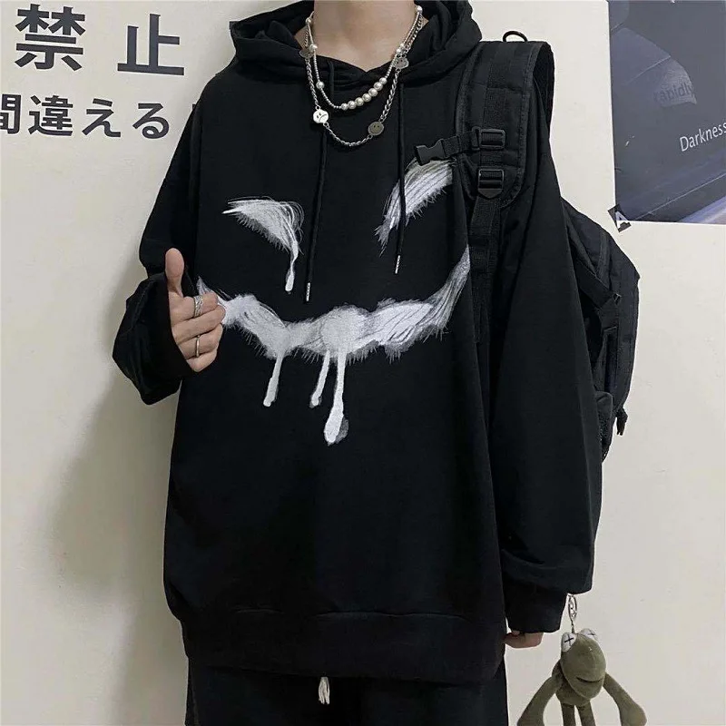 Autumn and Winter Hoodie Men 2022 New Dark Sweatshirt Retro Print Plus Velvet Sweater Men and Women Loose Pullover Hoodie Jacket
Autumn and Winter Hoodie Men 2022 New Dark Sweatshirt Retro Print Plus Velvet Sweater Men and Women Loose Pullover Hoodie Jacket