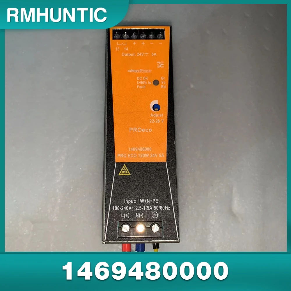For Weidmuller Switch-Mode Power Supply Unit PRO ECO 120W 24V 5A 1469480000
For Weidmuller Switch-Mode Power Supply Unit PRO ECO 120W 24V 5A 1469480000