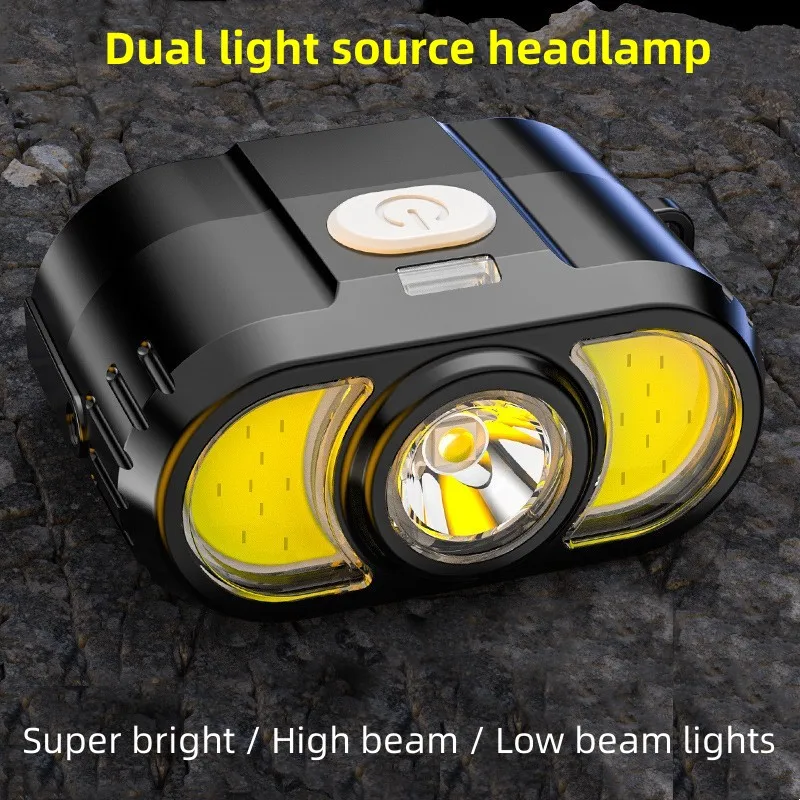 Portable Mini LED Headlamp Camping Searchlight Head Flashlight Rechargeable Super Bright USB Head Lamp Front Lanterns Headlights
Portable Mini LED Headlamp Camping Searchlight Head Flashlight Rechargeable Super Bright USB Head Lamp Front Lanterns Headlights