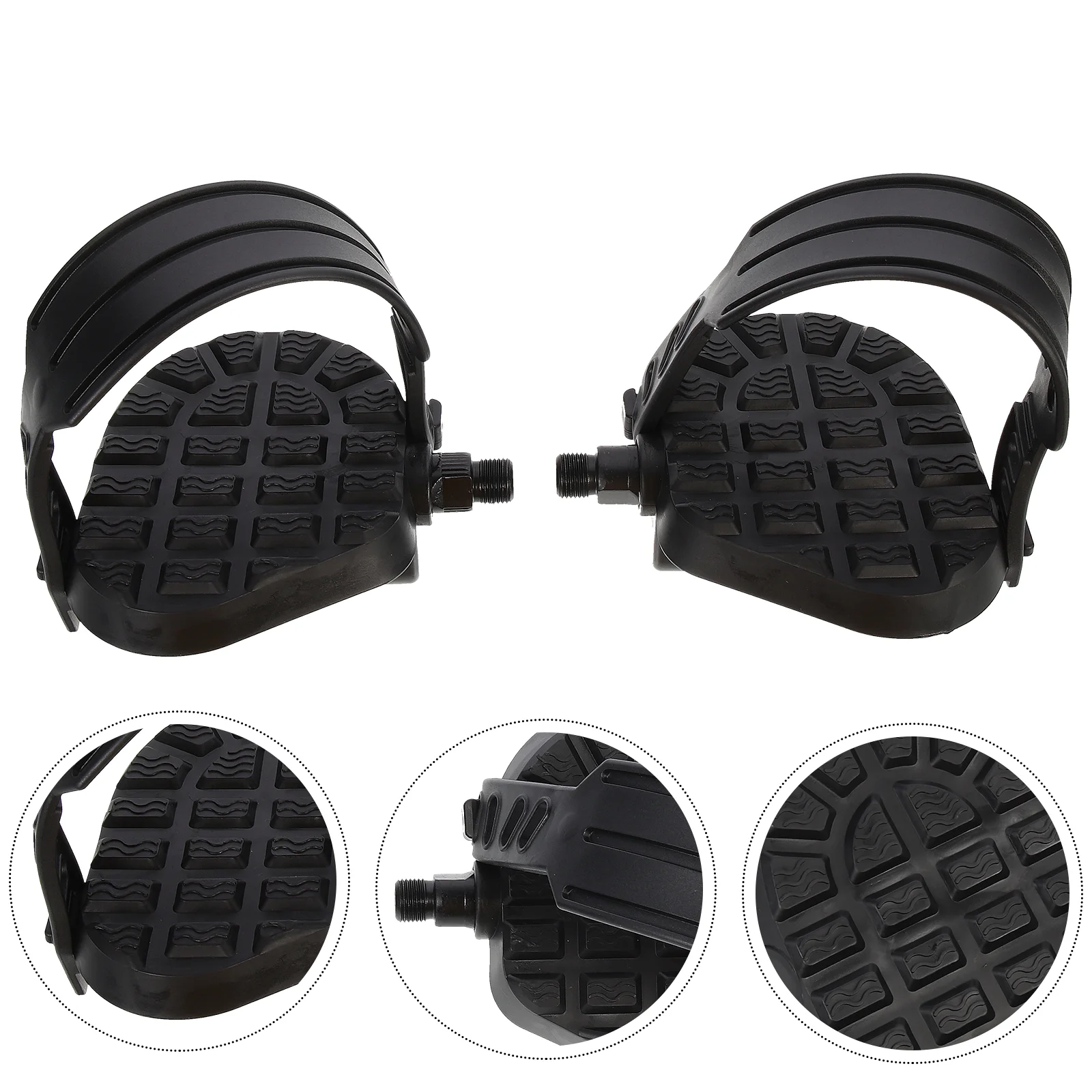 

1 Pair of Fitness Bike Feet Boards Indoor Cycling Bike Pedals Anti-slip Pedals for Fitness Bike