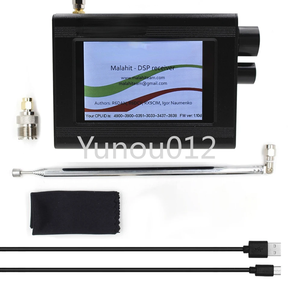 1.10D версия 3,5-дюймовый для DSP SDR 50K-200M 400M-2 ГГц малахитный приемник UHF AM SSB NFM WFM коротковолновый приемник
1.10D версия 3,5-дюймовый для DSP SDR 50K-200M 400M-2 ГГц малахитный приемник UHF AM SSB NFM WFM коротковолновый приемник