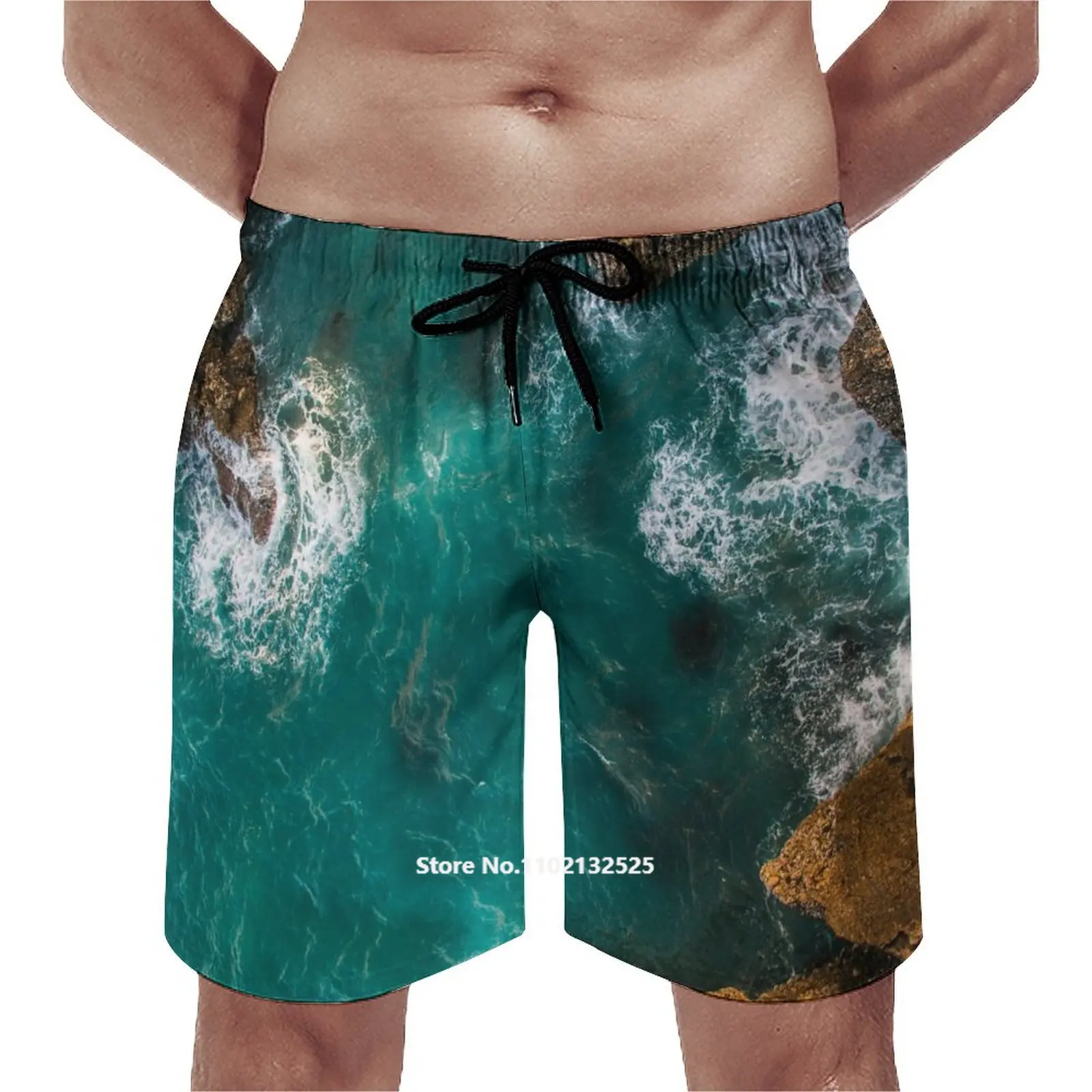 Men's 3D Street Style Shorts Printed Fashion Rock and Sea Pattern Casual Pants with Pockets
Men's 3D Street Style Shorts Printed Fashion Rock and Sea Pattern Casual Pants with Pockets