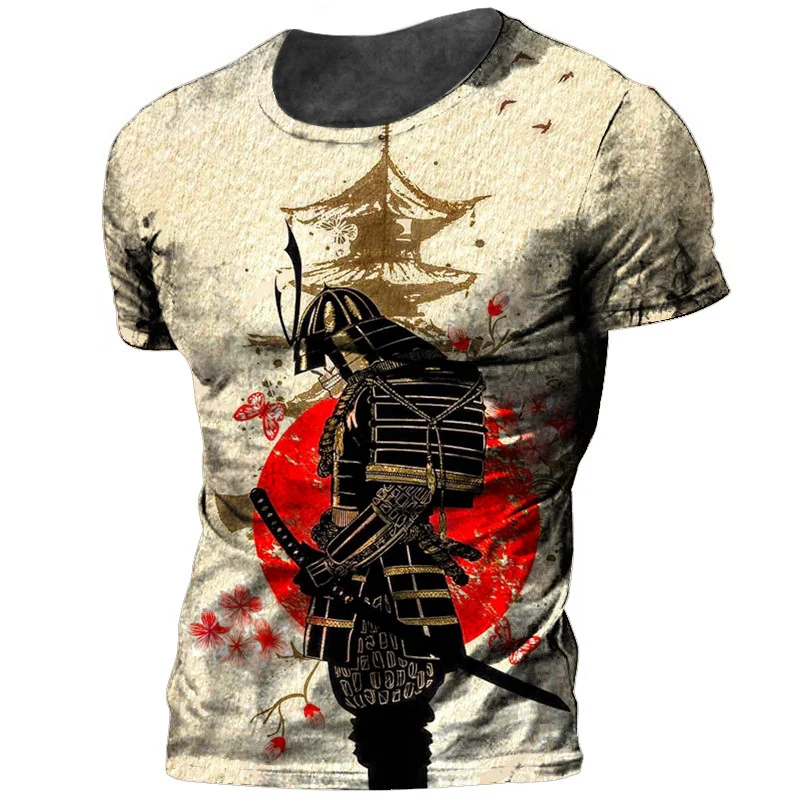 Comic Samurais Chinese Pattern Tshirts For Men O-neck Short Sleeve Tops Funny Horror Clothing Summer Fashion Streetwear Tee Boy
Comic Samurais Chinese Pattern Tshirts For Men O-neck Short Sleeve Tops Funny Horror Clothing Summer Fashion Streetwear Tee Boy