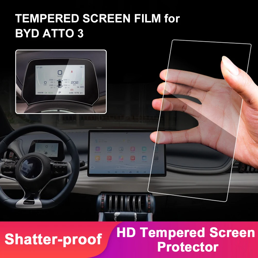 For BYD Atto 3 Yuan Plus Navigation Screen Protector Tempered Glass Film Touch Screen Cover Car Styling Interior Accessories
For BYD Atto 3 Yuan Plus Navigation Screen Protector Tempered Glass Film Touch Screen Cover Car Styling Interior Accessories