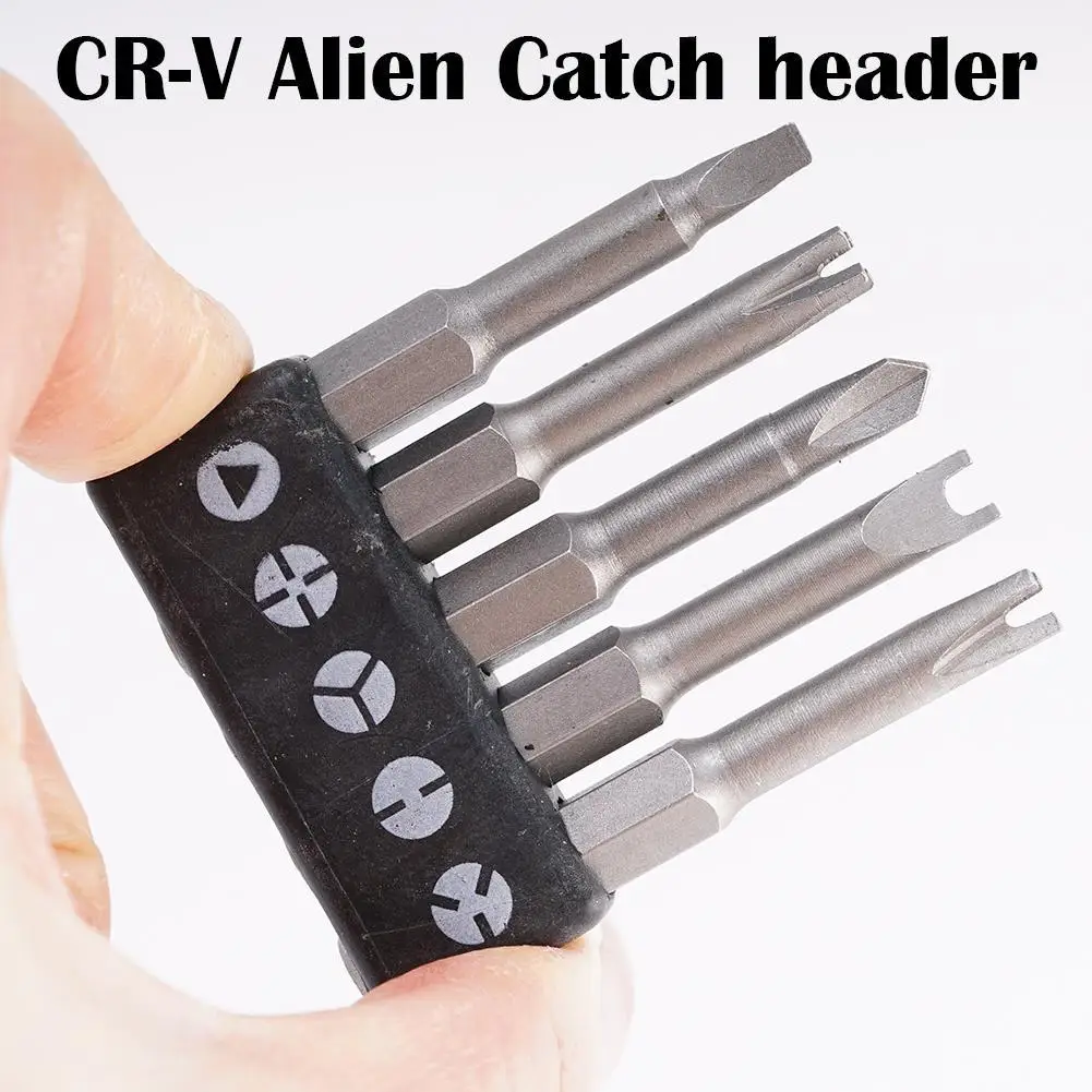5pcs Irregular Screwdriver Set UY Y-shaped Triangular Internal Cross Screwdriver Head Electric Drill Accessories
5pcs Irregular Screwdriver Set UY Y-shaped Triangular Internal Cross Screwdriver Head Electric Drill Accessories