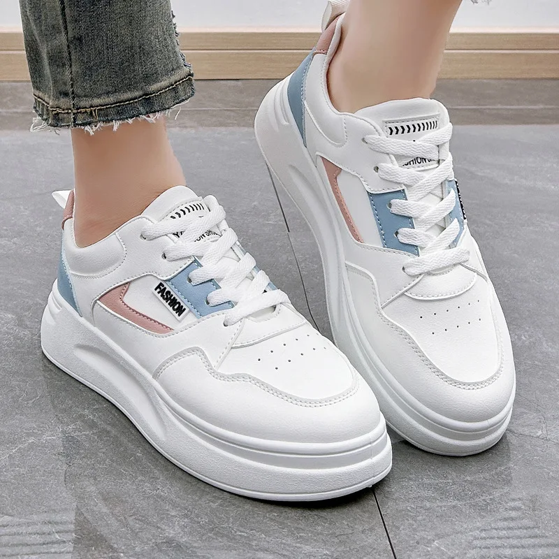 New breathable small white board shoes with students casual sneakers women's Thick Bottom Height Increase Shoes
New breathable small white board shoes with students casual sneakers women's Thick Bottom Height Increase Shoes
