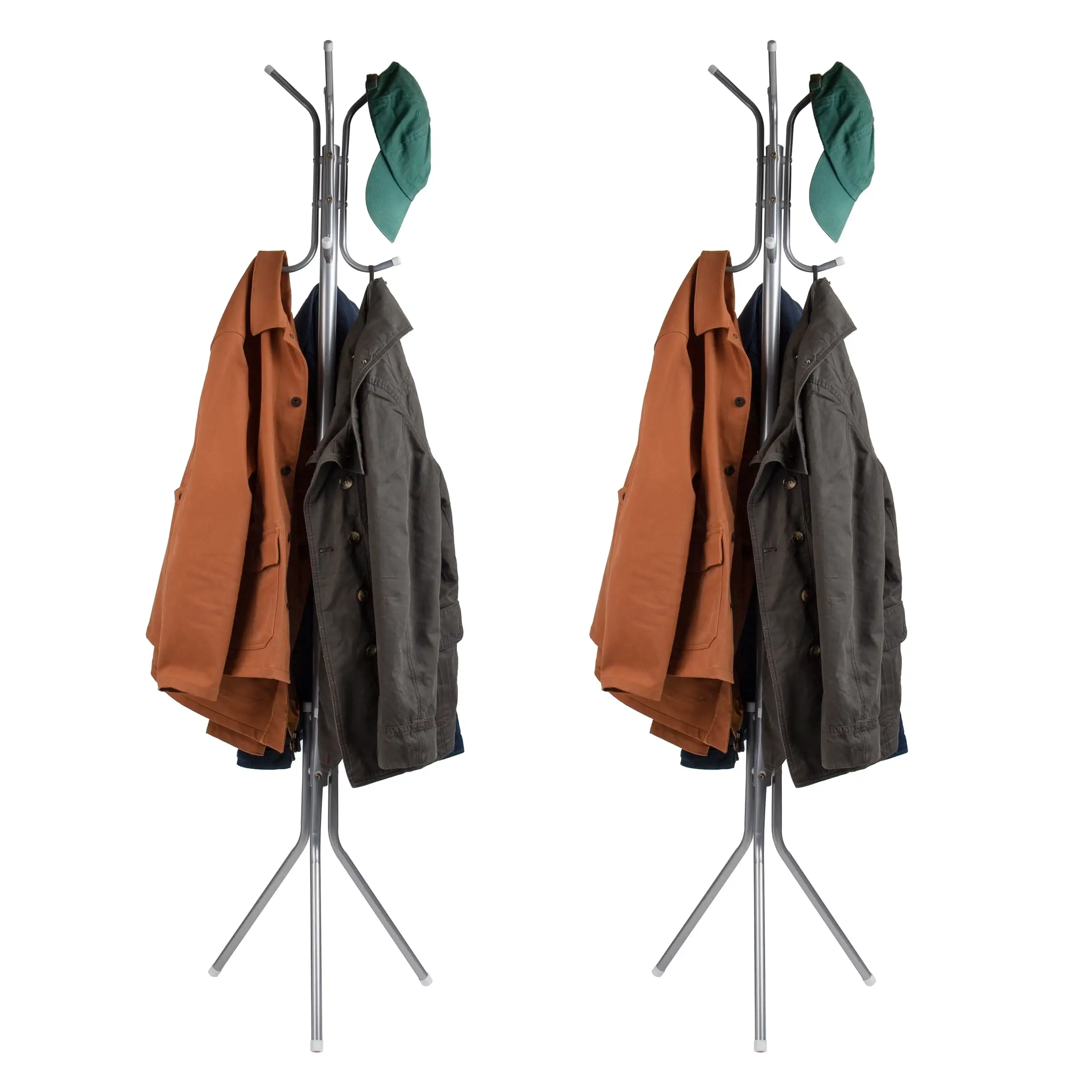 Mind Reader Coat Rack, Hall Tree, Freestanding, Metal, 14.75"L x 16.5"W x 69"H, Set of 2, Silver
Mind Reader Coat Rack, Hall Tree, Freestanding, Metal, 14.75"L x 16.5"W x 69"H, Set of 2, Silver